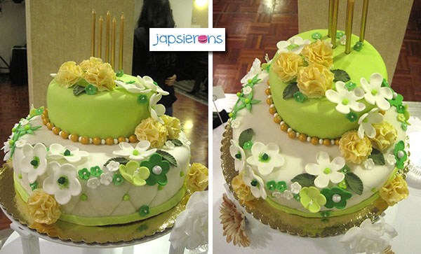 Ninang's green cake